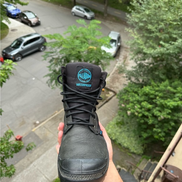 Vtg Paladium Canvas Baggy Boots Vintage Pampa HI Y2K - Picture 2 of 6